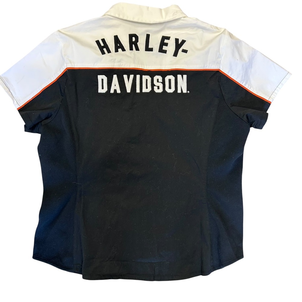NWT Harley-Davidson Women's‎ Size 1W Elemental Zip Front Shirt 99024-23VW - Picture 2 of 9